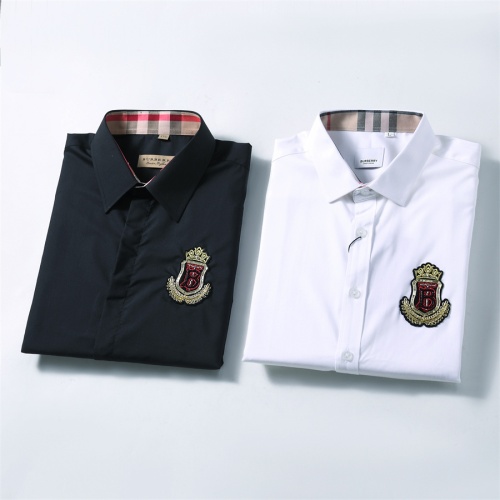 Replica Burberry Shirts Long Sleeved For Men #1238242 $40.00 USD for Wholesale