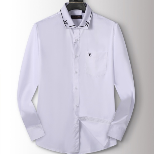 Louis Vuitton LV Shirts Long Sleeved For Men #1238292 $41.00 USD, Wholesale Replica Louis Vuitton LV Shirts