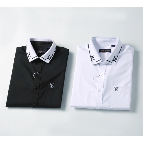 Replica Louis Vuitton LV Shirts Long Sleeved For Men #1238292 $41.00 USD for Wholesale