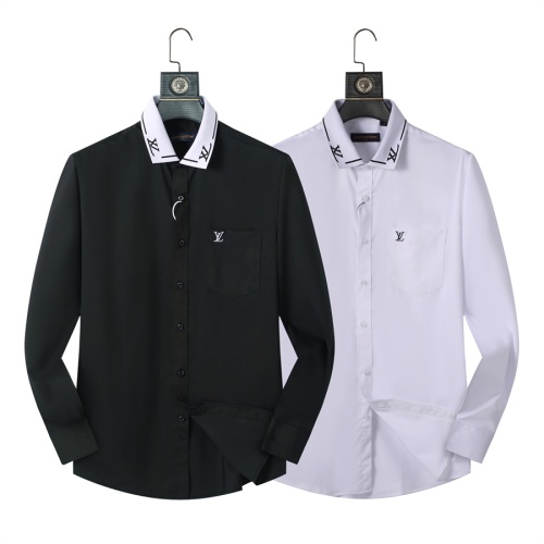 Replica Louis Vuitton LV Shirts Long Sleeved For Men #1238292 $41.00 USD for Wholesale