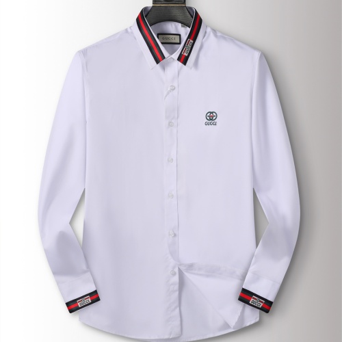 Gucci Shirts Long Sleeved For Men #1238298 $41.00 USD, Wholesale Replica Gucci Shirts