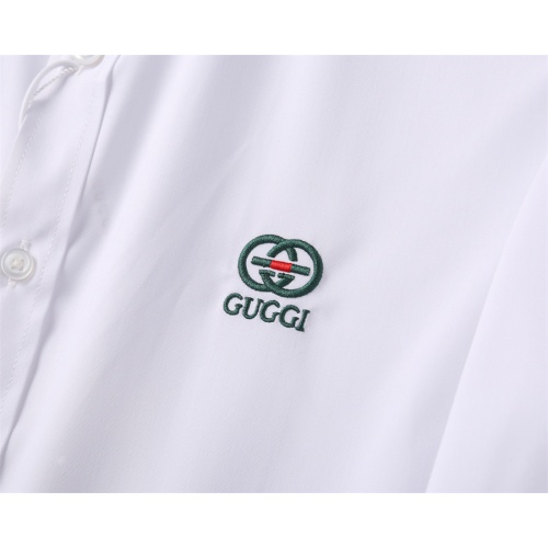 Replica Gucci Shirts Long Sleeved For Men #1238298 $41.00 USD for Wholesale