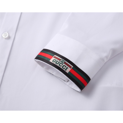 Replica Gucci Shirts Long Sleeved For Men #1238298 $41.00 USD for Wholesale