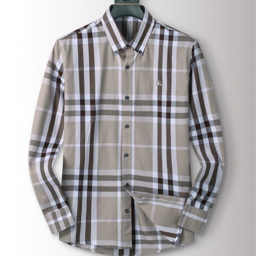 Burberry Shirts Long Sleeved For Men #1238304 $34.00 USD, Wholesale Replica Burberry Shirts