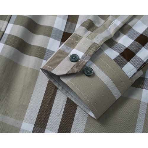 Replica Burberry Shirts Long Sleeved For Men #1238304 $34.00 USD for Wholesale