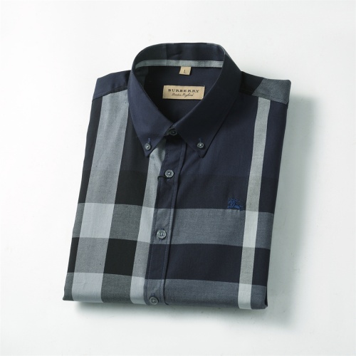 Replica Burberry Shirts Long Sleeved For Men #1238309 $34.00 USD for Wholesale