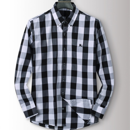 Burberry Shirts Long Sleeved For Men #1238312 $34.00 USD, Wholesale Replica Burberry Shirts