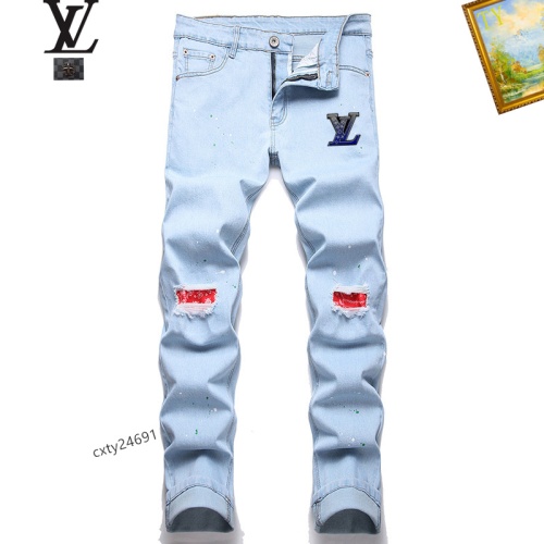 Louis Vuitton LV Jeans For Men #1238327 $48.00 USD, Wholesale Replica Louis Vuitton LV Jeans