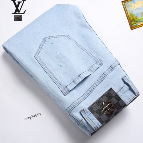 Replica Louis Vuitton LV Jeans For Men #1238327 $48.00 USD for Wholesale