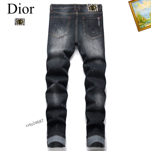 Replica Christian Dior Jeans For Men #1238337 $48.00 USD for Wholesale