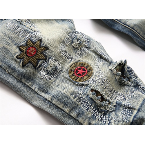 Replica Chrome Hearts Jeans For Men #1238360 $48.00 USD for Wholesale