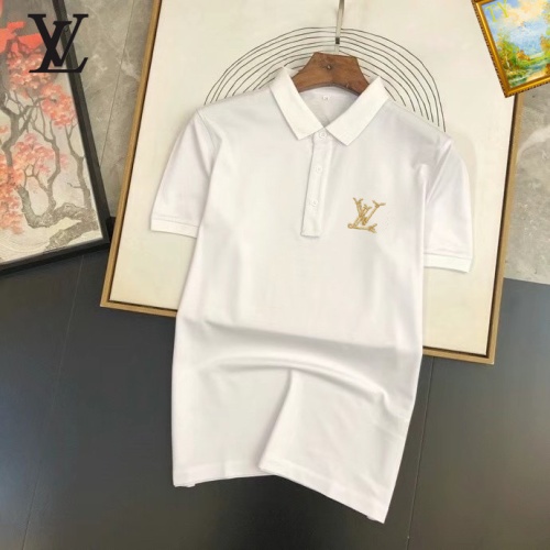 Louis Vuitton LV T-Shirts Short Sleeved For Men #1238385 $29.00 USD, Wholesale Replica Louis Vuitton LV T-Shirts