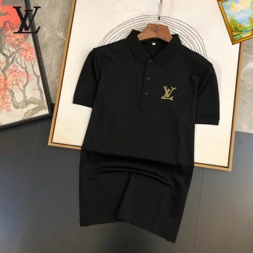 Louis Vuitton LV T-Shirts Short Sleeved For Men #1238386 $29.00 USD, Wholesale Replica Louis Vuitton LV T-Shirts