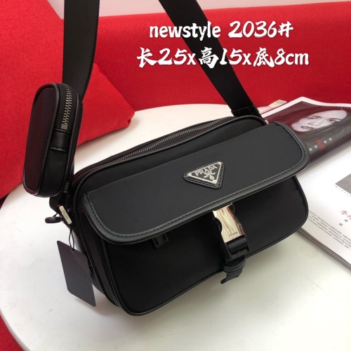 Replica Prada AAA Man Messenger Bags #1238389 $88.00 USD for Wholesale