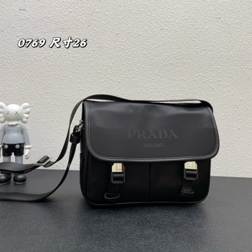 Replica Prada AAA Man Messenger Bags #1238393 $88.00 USD for Wholesale