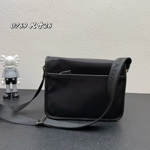 Replica Prada AAA Man Messenger Bags #1238393 $88.00 USD for Wholesale