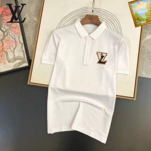 Louis Vuitton LV T-Shirts Short Sleeved For Men #1238395 $29.00 USD, Wholesale Replica Louis Vuitton LV T-Shirts