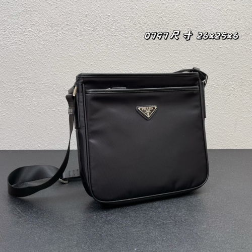 Replica Prada AAA Man Messenger Bags #1238401 $88.00 USD for Wholesale