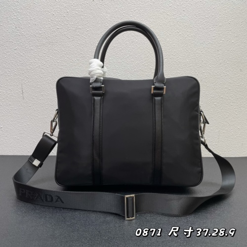 Replica Prada AAA Man Handbags #1238416 $96.00 USD for Wholesale