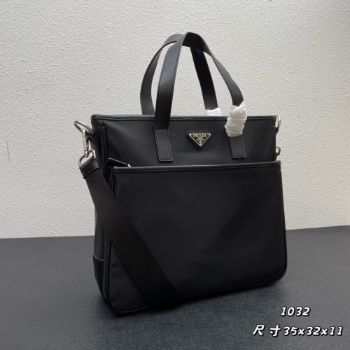 Replica Prada AAA Man Handbags #1238417 $96.00 USD for Wholesale