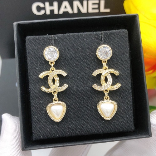 Replica Chanel Earrings For Women #1238485 $27.00 USD for Wholesale