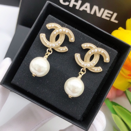 Replica Chanel Earrings For Women #1238487 $27.00 USD for Wholesale