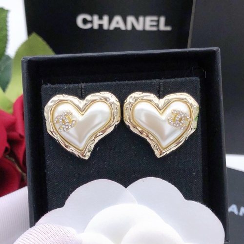 Replica Chanel Earrings For Women #1238488 $27.00 USD for Wholesale