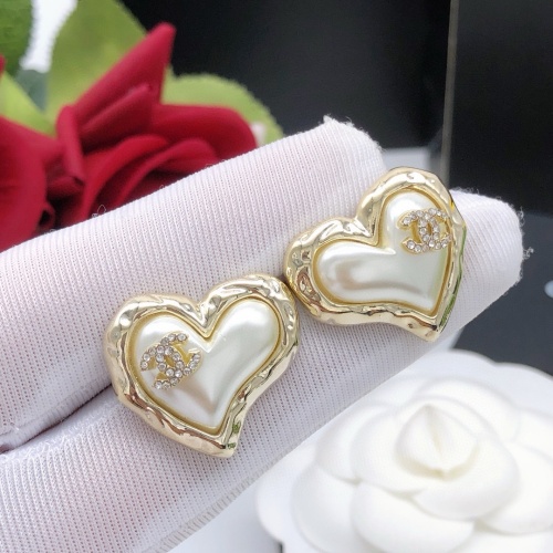 Replica Chanel Earrings For Women #1238488 $27.00 USD for Wholesale