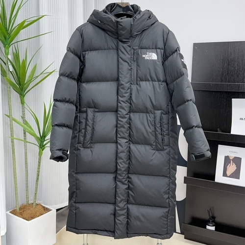 The North Face Down Feather Coat Long Sleeved For Unisex #1238519 $140.00 USD, Wholesale Replica The North Face Down Feather Coat