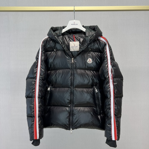 Moncler Down Feather Coat Long Sleeved For Men #1238533 $160.00 USD, Wholesale Replica Moncler Down Feather Coat