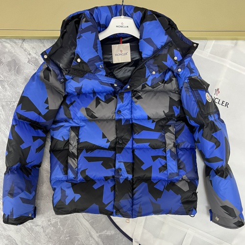 Moncler Down Feather Coat Long Sleeved For Men #1238537 $160.00 USD, Wholesale Replica Moncler Down Feather Coat