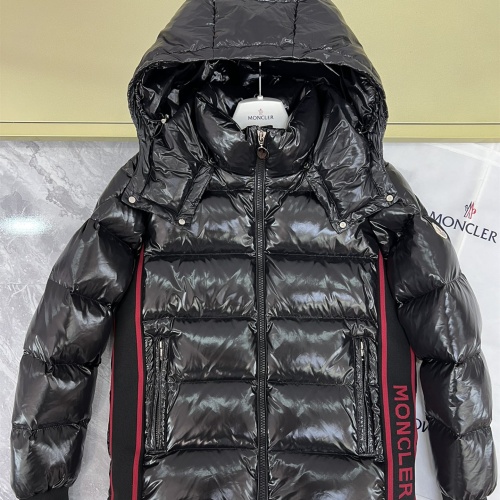 Moncler Down Feather Coat Long Sleeved For Men #1238546 $160.00 USD, Wholesale Replica Moncler Down Feather Coat