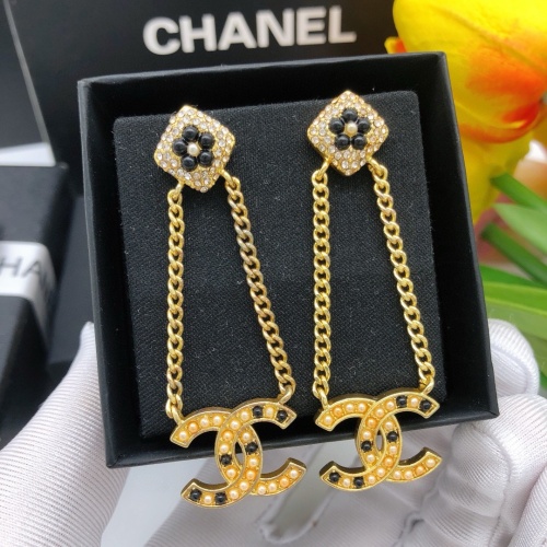 Replica Chanel Earrings For Women #1238553 $27.00 USD for Wholesale