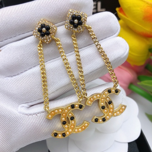 Replica Chanel Earrings For Women #1238553 $27.00 USD for Wholesale