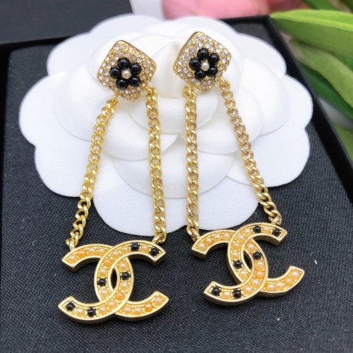 Replica Chanel Earrings For Women #1238553 $27.00 USD for Wholesale