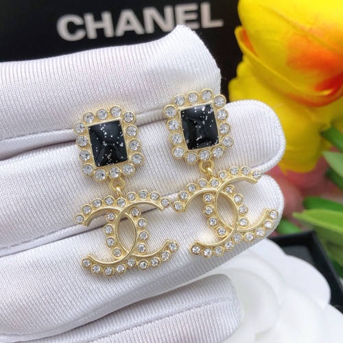 Replica Chanel Earrings For Women #1238554 $27.00 USD for Wholesale