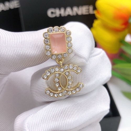 Replica Chanel Earrings For Women #1238555 $27.00 USD for Wholesale