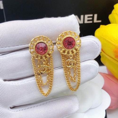 Replica Chanel Earrings For Women #1238557 $27.00 USD for Wholesale