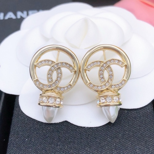 Replica Chanel Earrings For Women #1238558 $27.00 USD for Wholesale