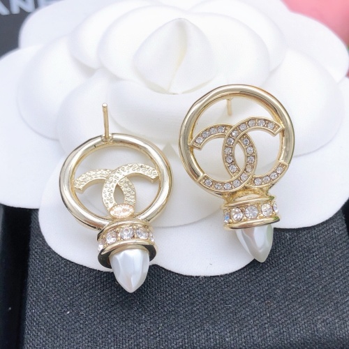 Replica Chanel Earrings For Women #1238558 $27.00 USD for Wholesale