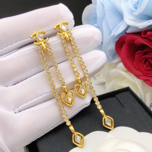 Replica Chanel Earrings For Women #1238559 $29.00 USD for Wholesale