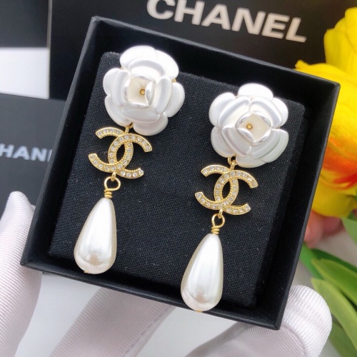 Replica Chanel Earrings For Women #1238561 $29.00 USD for Wholesale