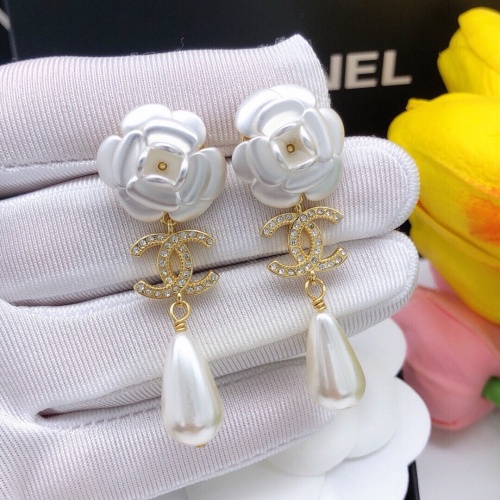 Replica Chanel Earrings For Women #1238561 $29.00 USD for Wholesale