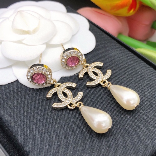 Replica Chanel Earrings For Women #1238563 $29.00 USD for Wholesale