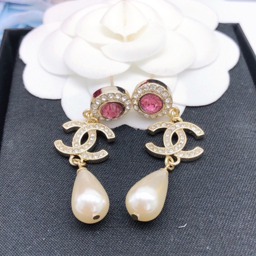 Replica Chanel Earrings For Women #1238563 $29.00 USD for Wholesale