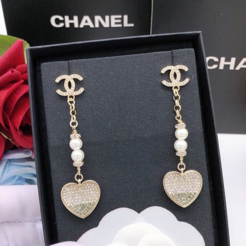 Chanel Earrings For Women #1238564 $32.00 USD, Wholesale Replica Chanel Earrings