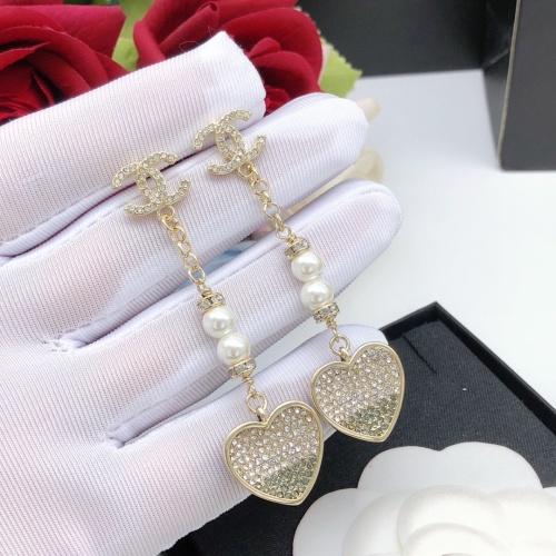 Replica Chanel Earrings For Women #1238564 $32.00 USD for Wholesale