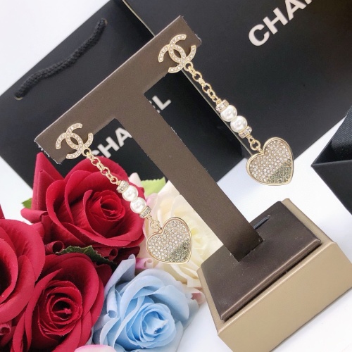 Replica Chanel Earrings For Women #1238564 $32.00 USD for Wholesale