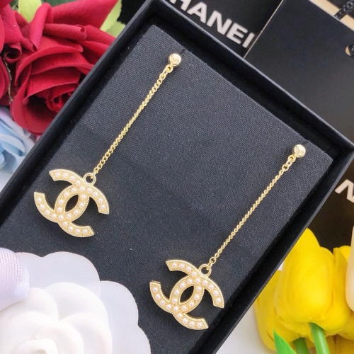 Replica Chanel Earrings For Women #1238565 $29.00 USD for Wholesale