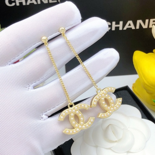 Replica Chanel Earrings For Women #1238565 $29.00 USD for Wholesale